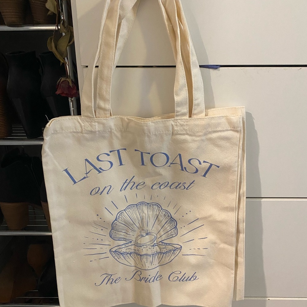 Last Toast On The Coast Bachelorette Tote Bag